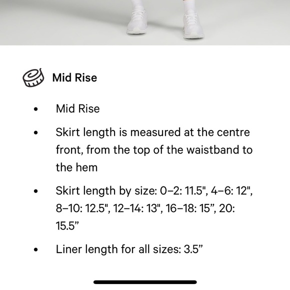 Lululemon Pace Rival MR Skirt - Clementine 4 - Picture 10 of 11